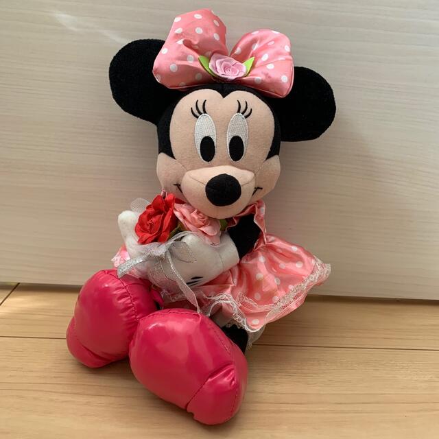 Disney(ディズニー)のミニーちゃんぬいぐるみ　NTTオリジナル エンタメ/ホビーのおもちゃ/ぬいぐるみ(ぬいぐるみ)の商品写真