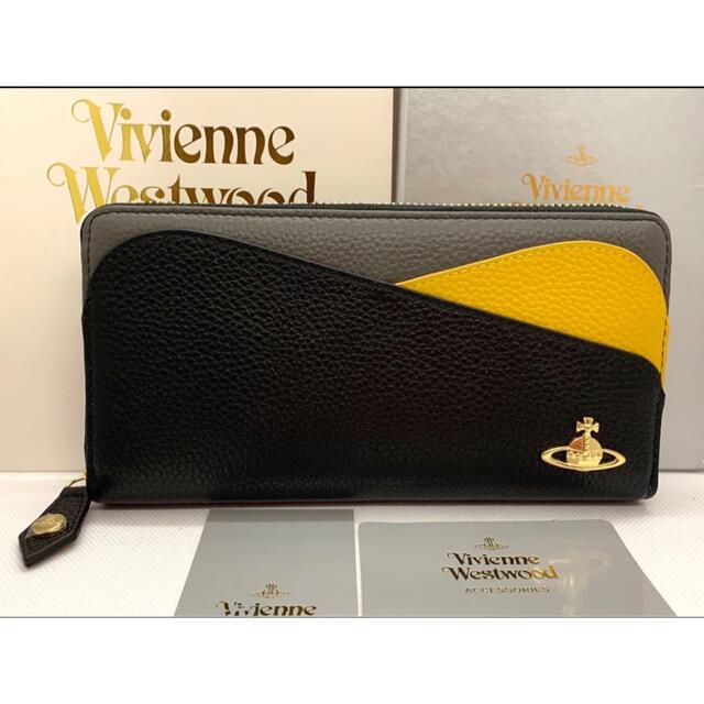 Vivienne Westwood(ヴィヴィアンウエストウッド)のVivienne Westwood  長財布　マルチカラー　イエロー　ブラック　 メンズのファッション小物(長財布)の商品写真