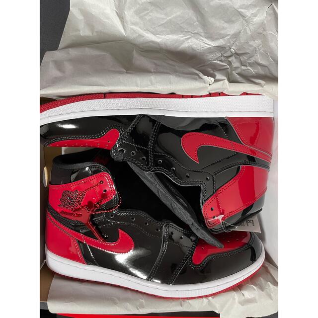 新品未開封 【サイズ 28】 AJ1 high og Bred Patent