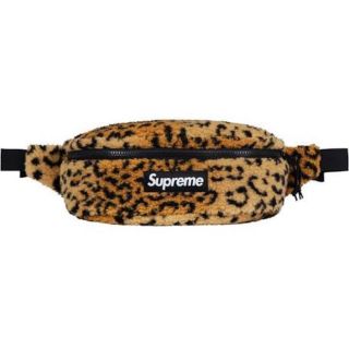 シュプリーム(Supreme)のsupreme leopard fleece waist bag(ウエストポーチ)