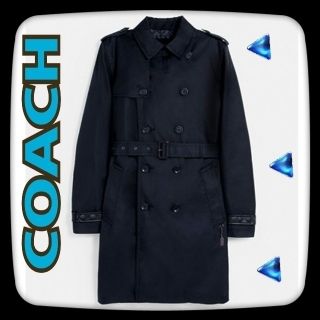 コーチ(COACH)の【新品】COACHトレンチコートMEN'S(トレンチコート)