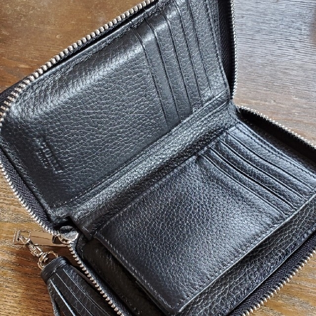 JOURNAL STANDARD(ジャーナルスタンダード)のアクチュアリー本革財布 ブラック美品 レディースのファッション小物(財布)の商品写真