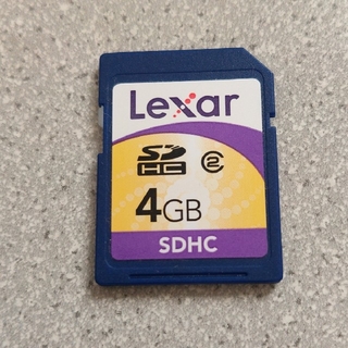 【中古】SDカード　4GB(PC周辺機器)