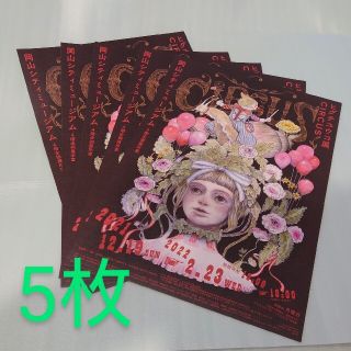 ヒグチユウコ  サーカス展　岡山シティミュージアム　チラシ　フライヤー　5枚④(印刷物)