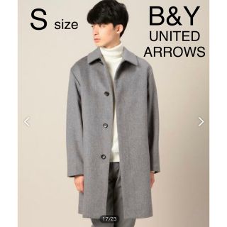 ビューティアンドユースユナイテッドアローズ(BEAUTY&YOUTH UNITED ARROWS)のB&Y UNITED ARROWS ステンカラーコート グレー メンズ Sサイズ(ステンカラーコート)