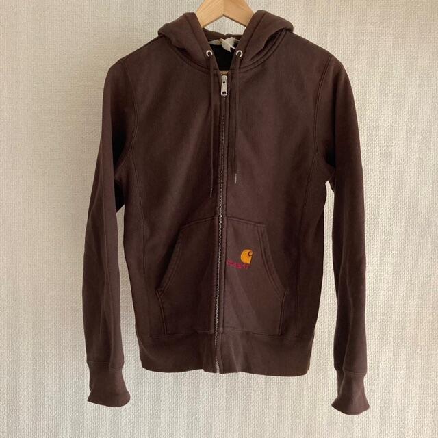 carhartt(カーハート)のCarhartt full zip parker brown M メンズのトップス(パーカー)の商品写真