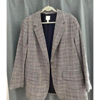 エイチアンドエム(H&M)のH＆M グレンチェック ジャケット(テーラードジャケット)