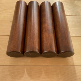 ムジルシリョウヒン(MUJI (無印良品))の無印 《旧式》 脚 26cm ブラウン(脚付きマットレスベッド)