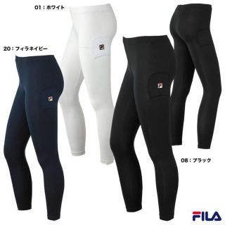 フィラ(FILA)のFILA フィラ　テニス　レギンス　スパッツ　裏起毛　黒(ウェア)