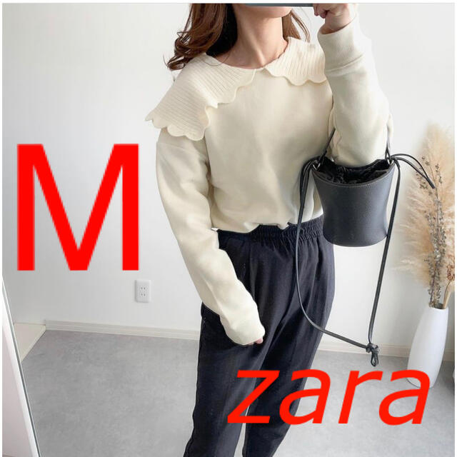 独特の素材 ZARA - ZARA チャンキーネックライン スウェットシャツ M トレーナー/スウェット 独特の素材 ZARA - ZARA チャンキーネックライン スウェットシャツ M トレーナー/スウェット