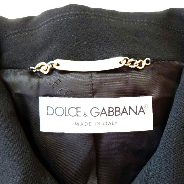 DOLCE&GABBANA(ドルチェアンドガッバーナ)のドルチェ&ガッバーナ セットアップ ブランド 上下 ブラック 黒 レディース レディースのフォーマル/ドレス(スーツ)の商品写真