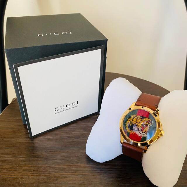 【GUCCI】グッチ Gタイムレス レザー アナログ 腕時計(新品)