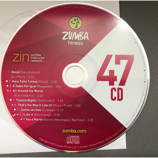 ズンバ ZIN47 CD zumba | フリマアプリ ラクマ