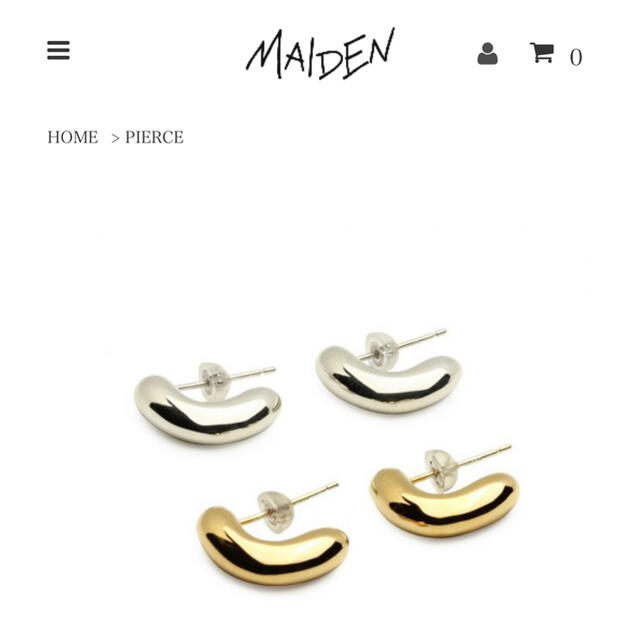 MAIDEN E-39 ピアス silver925アクセサリー