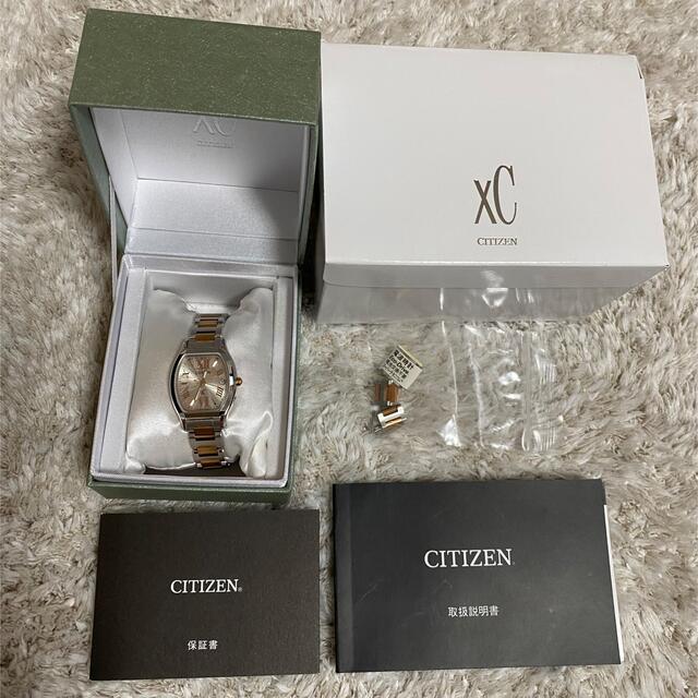 CITIZEN(シチズン)のCatie様専用　シチズン レディス　電波腕時計　xC  ES8154-55W レディースのファッション小物(腕時計)の商品写真