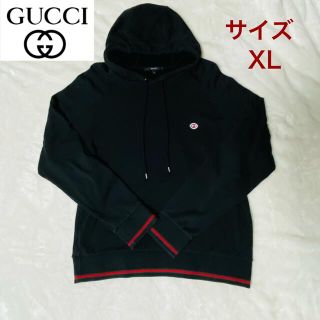 グッチ(Gucci)の【良品】GUCCI グッチ　シェリーライン　メンズパーカー　サイズXL(パーカー)