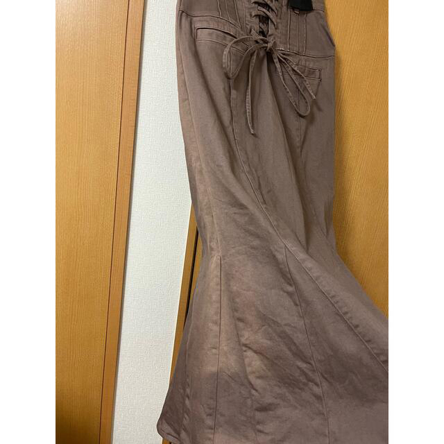 SNIDEL*Healthy DENIM ハイウエストレースアップスカート レディースのスカート(ロングスカート)の商品写真