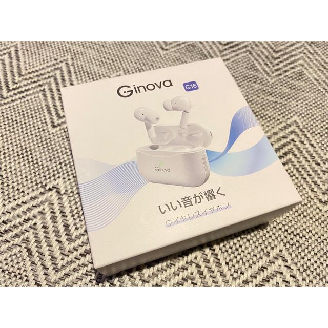 【値下げしました！】Ginova ワイヤレスイヤフォン スマホ/家電/カメラのオーディオ機器(ヘッドフォン/イヤフォン)の商品写真