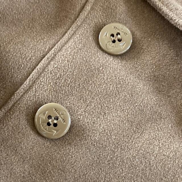 ベージュ ジャケット ピーコート　Pジャケット レディースのジャケット/アウター(ピーコート)の商品写真