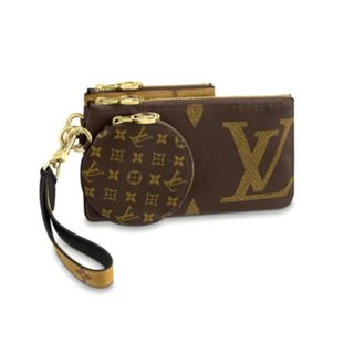 ルイヴィトン(LOUIS VUITTON)のルイヴィトン M68756 ポーチ ブラウン  LOUIS VUITTON ポシェット・トリオ モノグラム・キャンバス(ポーチ)