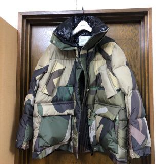 sacai × KAWS サカイ×カウズ カモフラ パテッドジャケット 1 新品 www