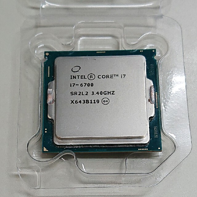 CPU Intel core i7 6700スマホ/家電/カメラ