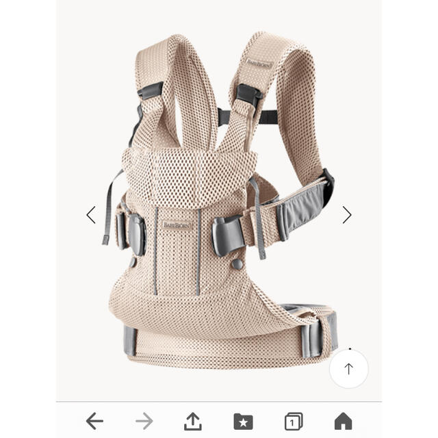 BABYBJORN(ベビービョルン)の【新品・未使用】ベビーキャリア　ONE KAI Air キッズ/ベビー/マタニティの外出/移動用品(抱っこひも/おんぶひも)の商品写真