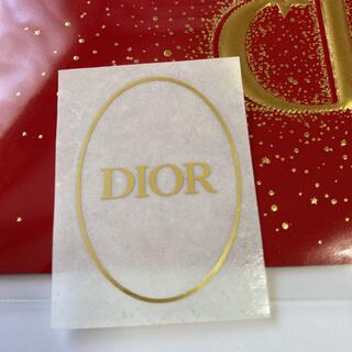 クリスチャンディオール(Christian Dior)のDior/楕円形/ゴールドラッピングシール【1枚】(シール)