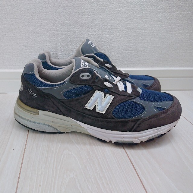 【美品海外限定】25.5cm New Balance MR993NV ネイビー