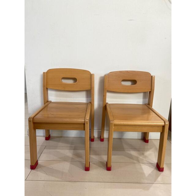 マスセット　幼児椅子　2脚 インテリア/住まい/日用品の椅子/チェア(スツール)の商品写真