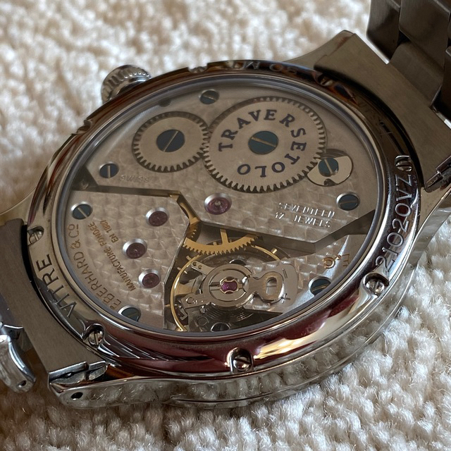 EBERHARD(エベラール)のエベラール　トラベルセトロ  21020.5 左リュウズ メンズの時計(腕時計(アナログ))の商品写真