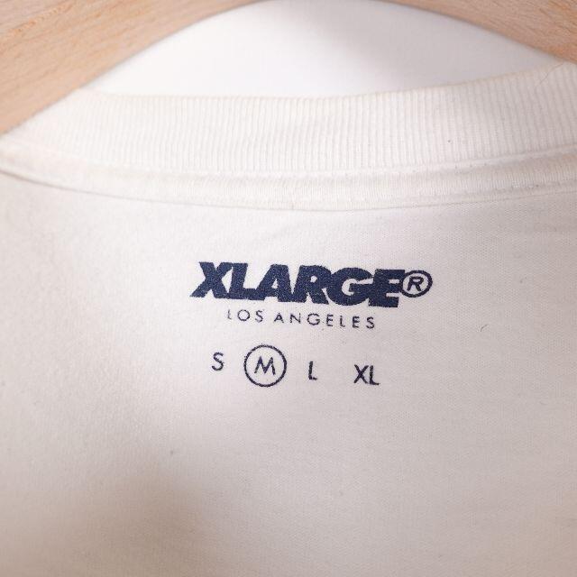 XLARGE(エクストララージ)のXLARGE　ロングTシャツ　メンズ　ホワイト/ブラック メンズのトップス(Tシャツ/カットソー(七分/長袖))の商品写真