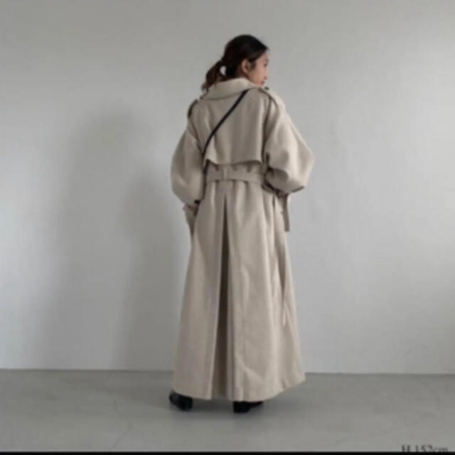 TODAYFUL(トゥデイフル)のwillfully jersey melton trench long coat レディースのジャケット/アウター(ロングコート)の商品写真