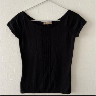 プロポーション(PROPORTION)の美品　PROPORTIONの半袖　ブラック　サイズ2(Tシャツ(半袖/袖なし))