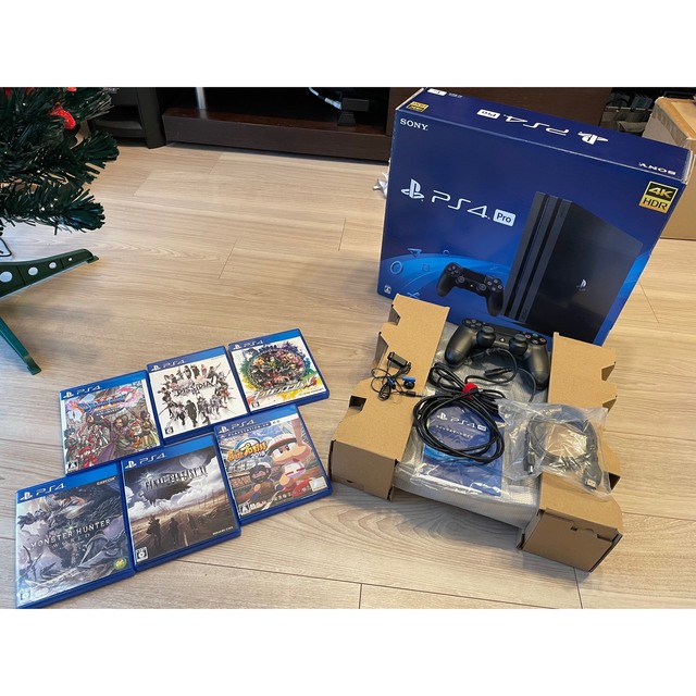 【おまけ付き】PS4 Pro CUH-7200BB01 500GBSSD換装