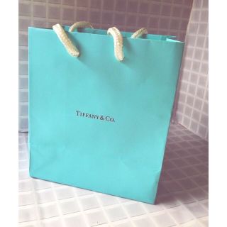 ティファニー(Tiffany & Co.)のTiffany & Co. ティファニー　紙袋　小さい　ショップバック　中古(ショップ袋)