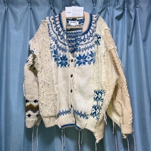 DISCOVERED-Nordic Collage Knit Cardigan | lamegafm.cl