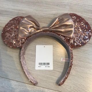 ディズニー(Disney)の再販未定商品  新品タグ付き☆ミニースパンコールカチューシャ(カチューシャ)