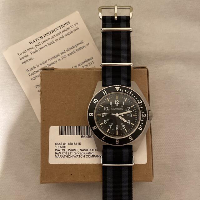 低価格 MARATHON H3 CO. AND GALLET NAVIGATOR 腕時計(アナログ)