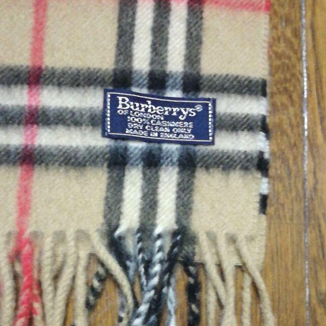 BURBERRY(バーバリー)の42 A 美品　バーバリー　ノバチェック　マフラー　カシミア100% レディースのファッション小物(マフラー/ショール)の商品写真