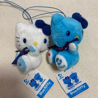 ハローキティ(ハローキティ)の【未使用】キティー ブルーキティ anation マスコット(キャラクターグッズ)