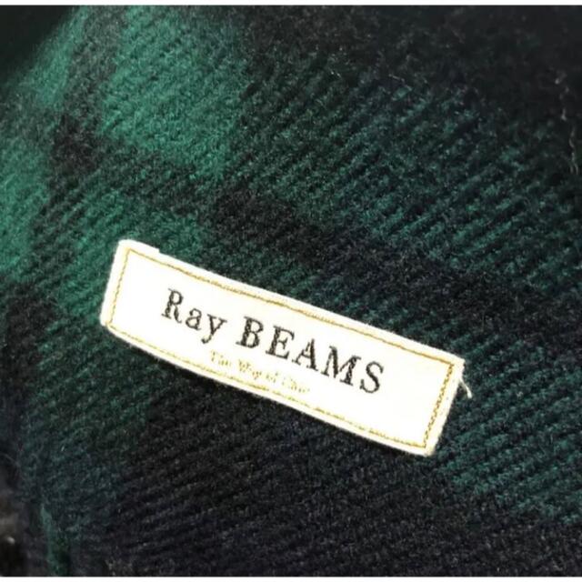 Ray BEAMS(レイビームス)の即決 Ray BEAMS チェックマフラー レディースのファッション小物(マフラー/ショール)の商品写真