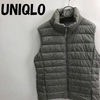 ユニクロ(UNIQLO)の【人気】ユニクロ ウルトラライトダウン ナイロン ベスト グレー L レディース(ダウンベスト)