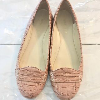 ナインウエスト(NINE WEST)のお値下げ致しましたナインウエスト美品型押しパンプスサイズ35ハーフ22.5-23(バレエシューズ)