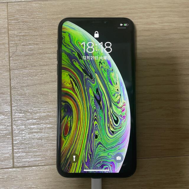 iPhoneXS 256GB Space Gray 水没修理品 Junk - スマートフォン本体