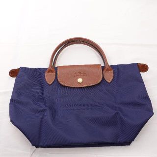 ロンシャン(LONGCHAMP)のLONGCHAMP　ハンドバッグ　ネイビー(ハンドバッグ)