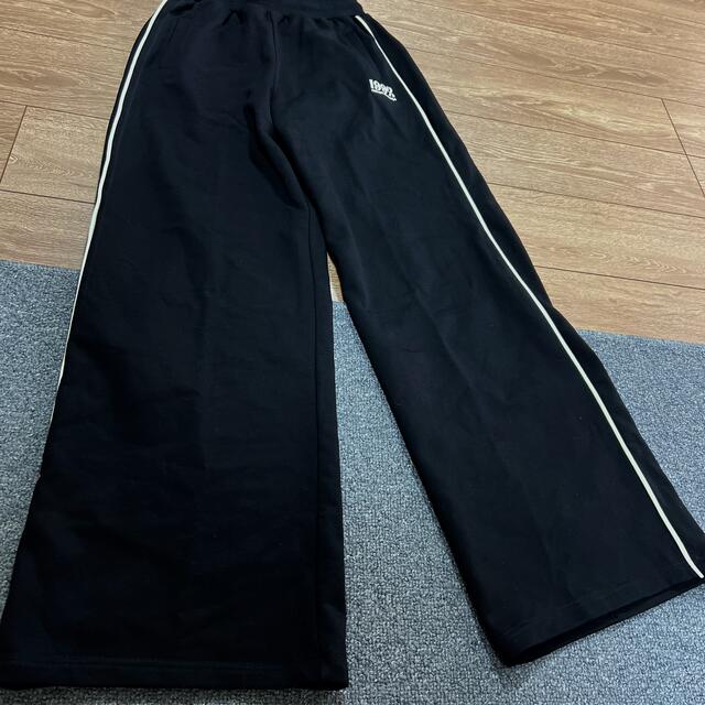 ACLENT  Piping wide sweat pants