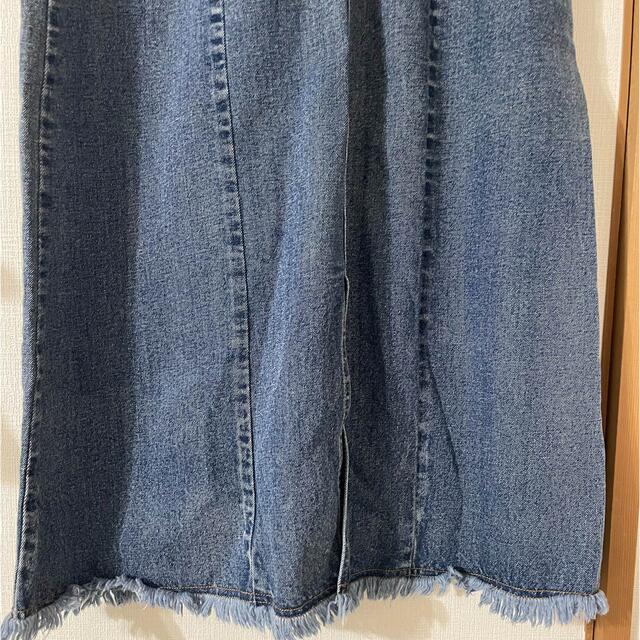 Ameri VINTAGE(アメリヴィンテージ)のAMERI WESTERN FLAP DENIM SK レディースのスカート(ロングスカート)の商品写真