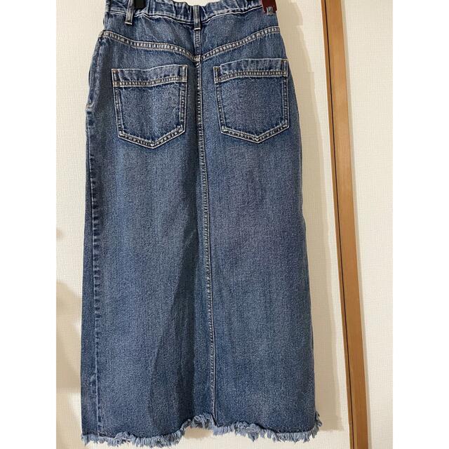 Ameri VINTAGE(アメリヴィンテージ)のAMERI WESTERN FLAP DENIM SK レディースのスカート(ロングスカート)の商品写真