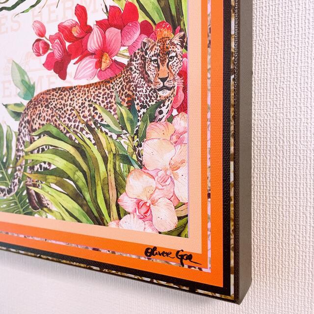 オリバーガル　キャンバスアート　絵画　ウォールアート　61×61cm エンタメ/ホビーの美術品/アンティーク(絵画/タペストリー)の商品写真